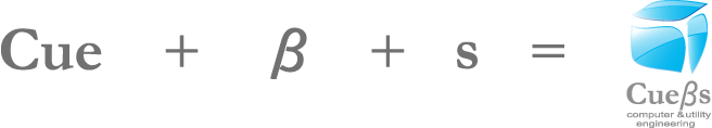Cue + β + s = Cuebs
